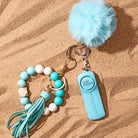 Personal Safety Alarm Keychain - Aquamarine